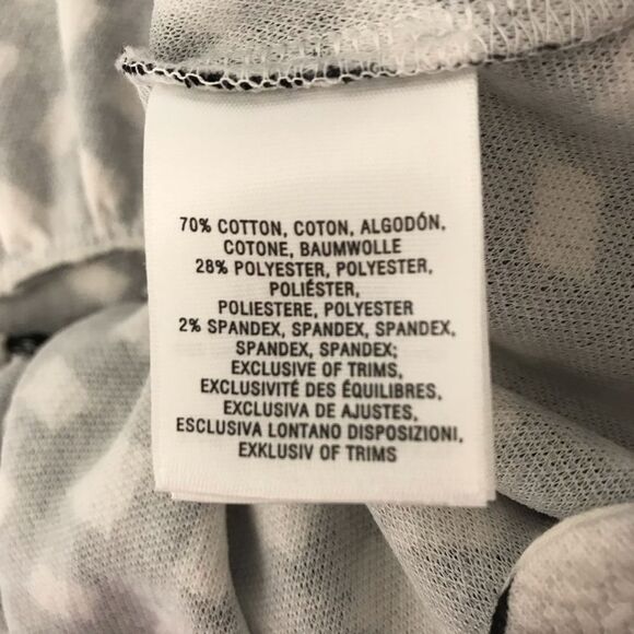 Anthropologie Postmark Black White Scalloped Peplum Tank Top Women’s XS - Picture 7 of 8